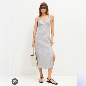 NWT Reformation Allira Linen Dress.